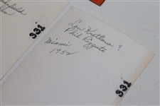 Yogi Berra, Phil Rizzuto, Jimmy Dykes, & others Original Golf Photos - Miami 1952