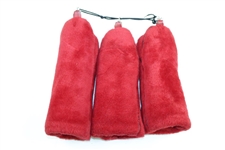Three Nabisco Dinah Shore Gifted Red Head Covers - James Garner Collection