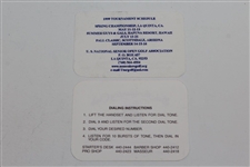 James Garner Personal ID Cards: USGA Member Card & Bel-Air Country Club 