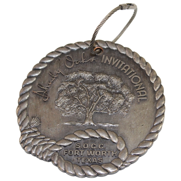 James Garner Personal 1979 Shady Oaks Invitational At Shady Oaks CC Bag Tag