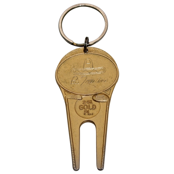 Lee Trevino 1983 Phoenix Open Complimentary 24k Golf Plated Divot Tool - James Garner Collection