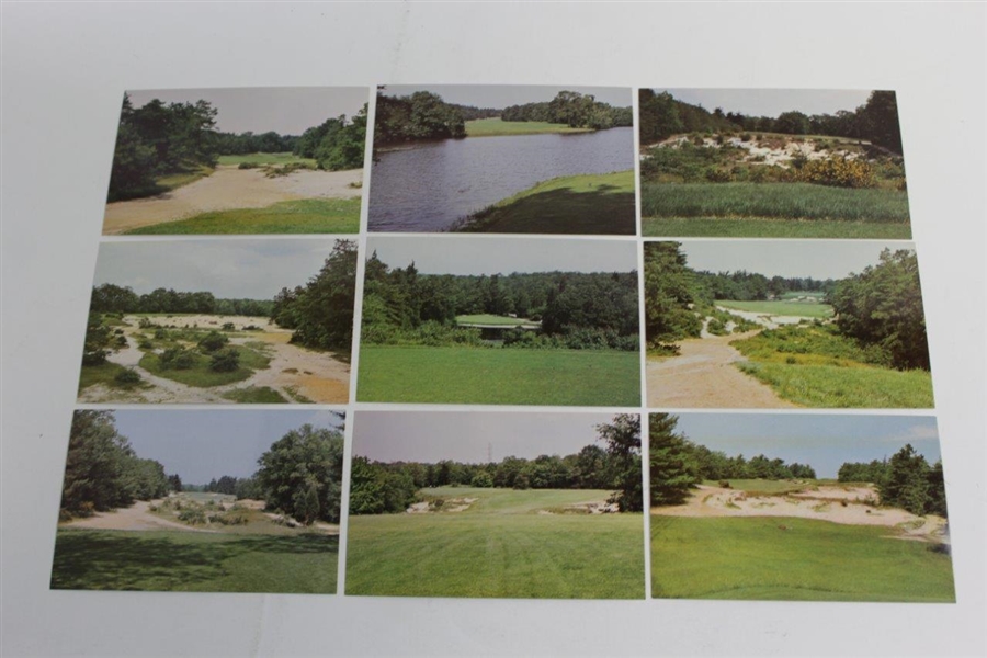 Complete Set of Eighteen (18) Pine Valley Golf Club Post Cards with Envelope