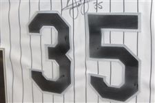 Frank Thomas Signed Chicago White Sox #35 Jersey - Framed JSA ALOA