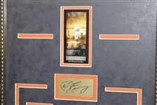 Peyton Manning Super Bowl Ticket & Photo Framed Display