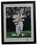 Ted Williams Signed "The Splendid Splinter" Ltd Ed George Wright Print - Framed JSA ALOA