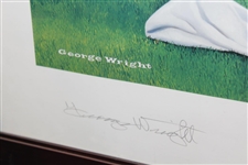 Ted Williams Signed The Splendid Splinter Ltd Ed George Wright Print - Framed JSA ALOA