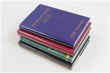 Set of Four (4) Ltd Ed & Signed Bob Thomas Books - 'Why Jones Quit', 'Hogan's Secret', & Two others
