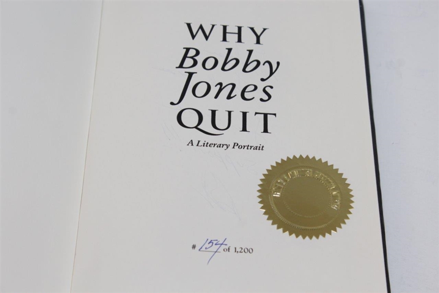 Set of Four (4) Ltd Ed & Signed Bob Thomas Books - 'Why Jones Quit', 'Hogan's Secret', & Two others