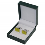 Masters Tournament Flag Logo Cuff Links with Original Box - Made in Italy