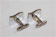 Masters Tournament Flag Logo Cuff Links with Original Box - Made in Italy