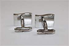 Masters Tournament Flag Logo Cuff Links with Original Box - Made in Italy