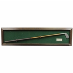 Walter Hagen Replica Mid-Mashie Presented at the 1977 Memorial Tournament with Display