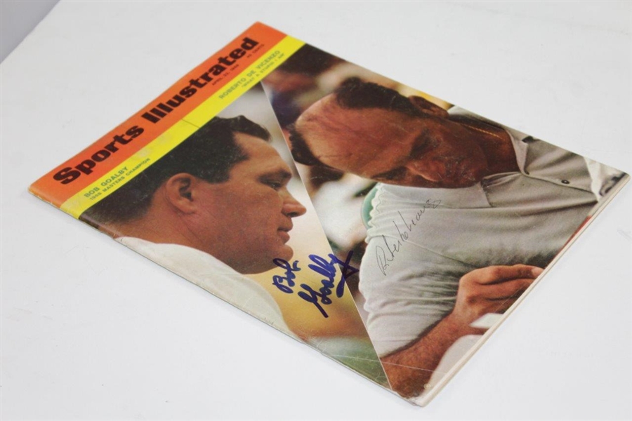 Bob Goalby & Roberto de Vicenzo Dual Signed 4/22/1968 Sports Illustrated JSA #L41483