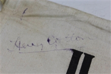 Henry Cotton Signed Ryder Cup/Red Cross Fund Flag - Rare JSA FULL #X26646