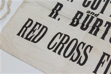 Henry Cotton Signed Ryder Cup/Red Cross Fund Flag - Rare JSA FULL #X26646
