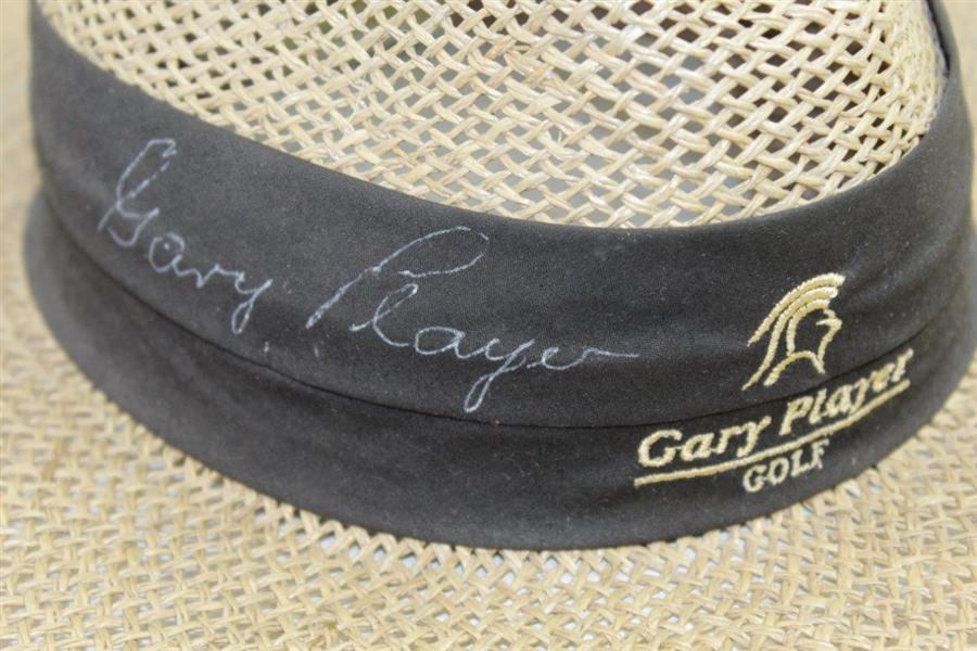 Gary Player Signed 'Gary Player Golf' Straw Hat JSA #D03595