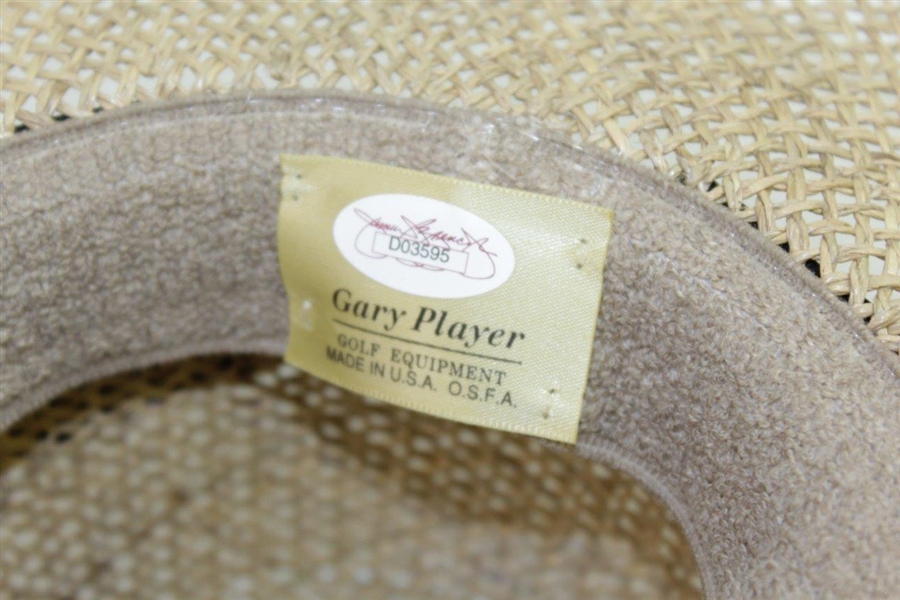 Gary Player Signed 'Gary Player Golf' Straw Hat JSA #D03595