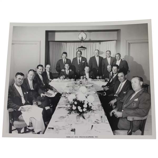 1959 Masters Champions Dinner Morgan Fitz 8x10 Photo - Palmer & Jones - Palmers First!