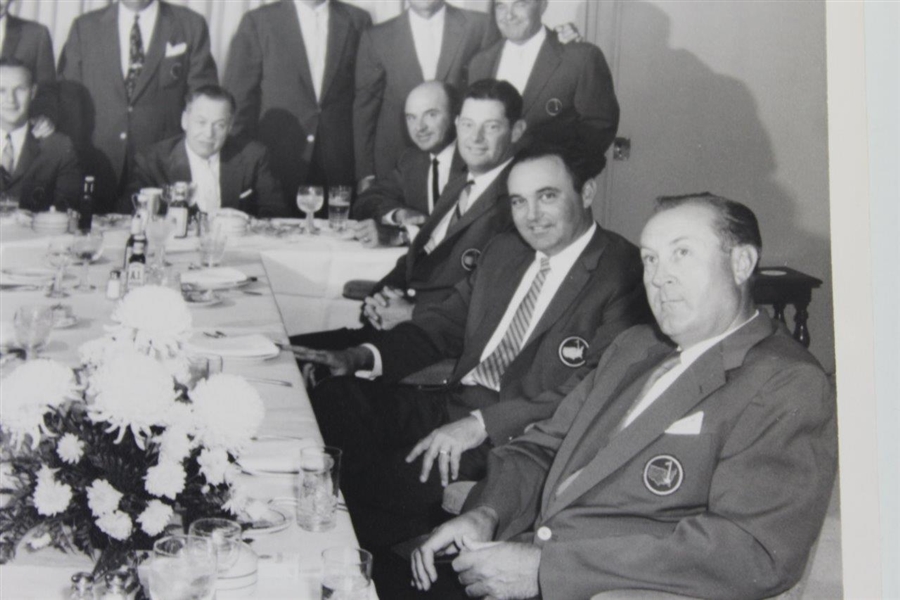 1959 Masters Champions Dinner Morgan Fitz 8x10 Photo - Palmer & Jones - Palmer's First!