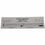 Jack Nicklaus Signed 1985 Doral-Eastern Open Official Scorecard - Marker JSA ALOA