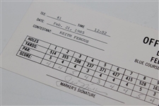 Jack Nicklaus Signed 1985 Doral-Eastern Open Official Scorecard - Marker JSA ALOA