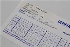 Tom Watson Signed 1997 MasterCard Colonial Official Scorecard JSA ALOA