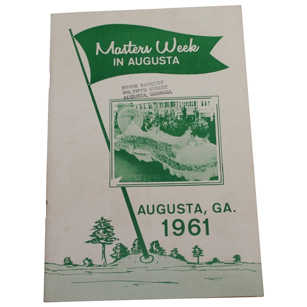 1961 Masters Week in Augusta Booklet by Masters Week of Augusta, Inc.
