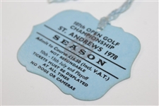 1978 OPEN Championship at St. Andrews Series Badge - Jack Nicklaus Winner