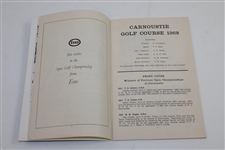 1968 OPEN Championship at Carnoustie Official Program with Pairing Sheet