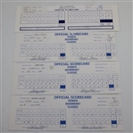 Sixteen (16) Signed Official Scorecards - Casper, Coody, Floyd, Couples, & more JSA ALOA