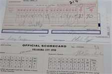 Sixteen (16) Signed Official Scorecards - Casper, Coody, Floyd, Couples, & more JSA ALOA