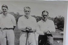 Original Bobby Jones 1930 'Grand Slam Year' AP Photo at Interlachen for US Open 7/8/1930