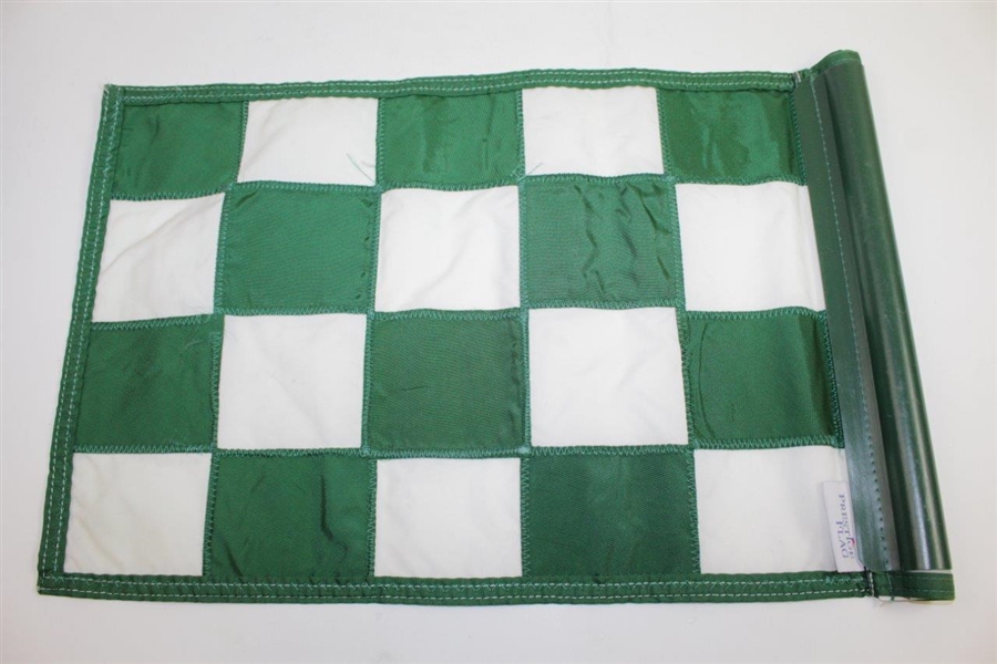 Cypress Point Embroidered Green & White Checkered Course Flown Pin Flag