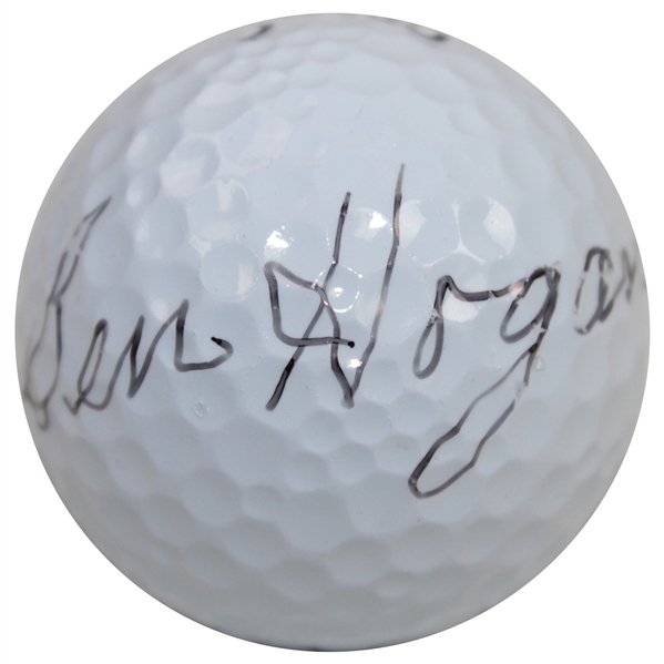 Ben Hogan Signed Hogan 100 Logo Golf Ball JSA FULL #Z48623