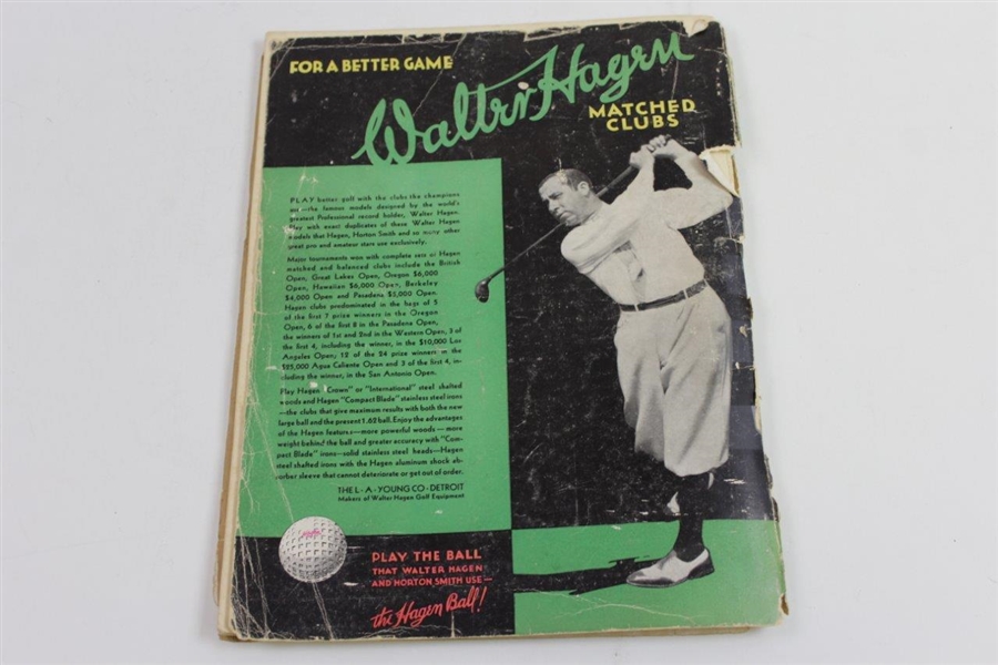 'Bobby Jones on Golf' with Grantland Rice Introduction - Poor Condition