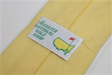 Classic Augusta National Golf Club Member Yellow Tie - Good Condition