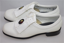 Classic 'Arnold Palmer Umbrella' White Golf Shoes