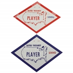 1990 & 1991 Masters Tournament Player Parking Passes - Both #85