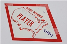 1990 & 1991 Masters Tournament Player Parking Passes - Both #85