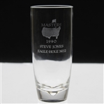 1990 Masters Awarded Eagle Hole #2 Crystal Highball Glass - Steve Jones Collection