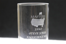 1990 Masters Awarded Eagle Hole #2 Crystal Highball Glass - Steve Jones Collection