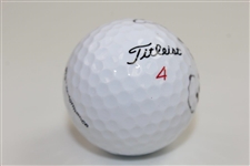 Arnold Palmer Signed Royal Birkdale Titleist Logo Golf Ball JSA ALOA