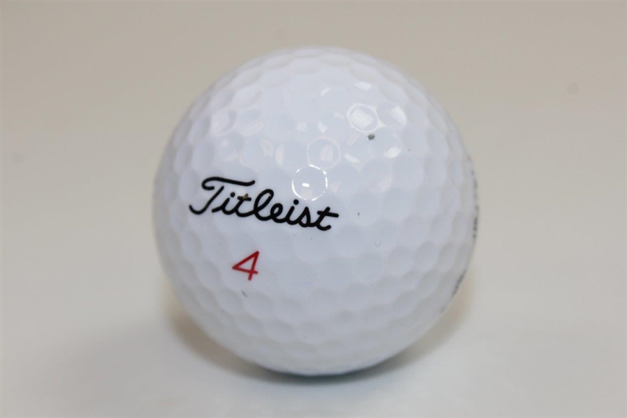 Arnold Palmer Signed Royal Birkdale Titleist Logo Golf Ball JSA ALOA