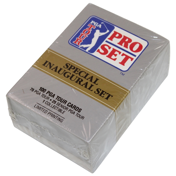 1990 PGA Tour Pro-Set Special Inaugural Set of 100 Golf Cards - Unopened