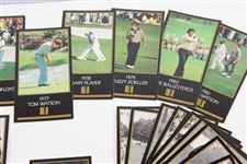 1997 Champions of Golf Masters Collection Full Set of Golf Cards to 1997 Tiger Woods Rookie