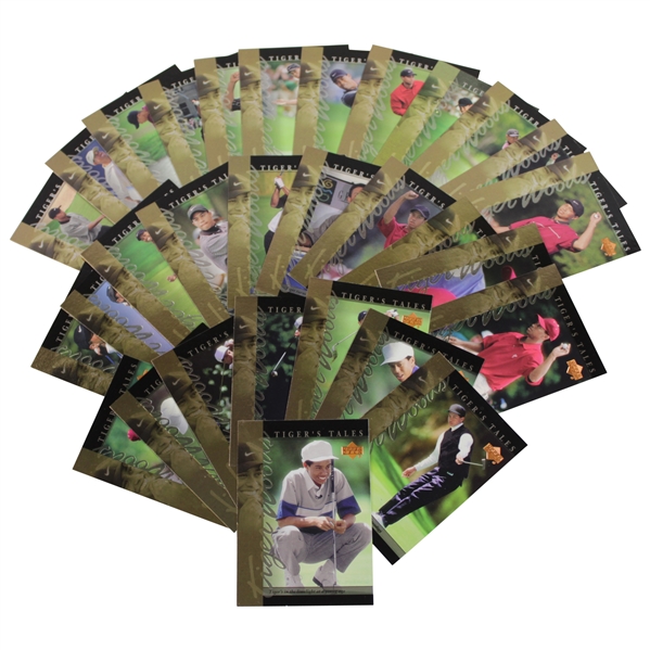 Thirty (30) Upper Deck Golf Card Set of Tiger Woods - Tiger Tales