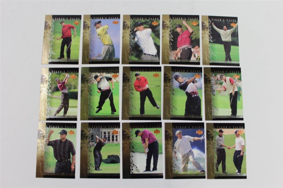 Thirty (30) Upper Deck Golf Card Set of Tiger Woods - 'Tiger Tales'
