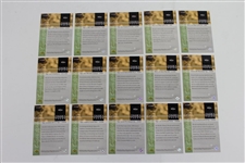 Thirty (30) Upper Deck Golf Card Set of Tiger Woods - 'Tiger Tales'