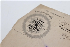 Vintage 1903 Mailed Fruitlands Nursery Envelope - Sent to Judge Holden