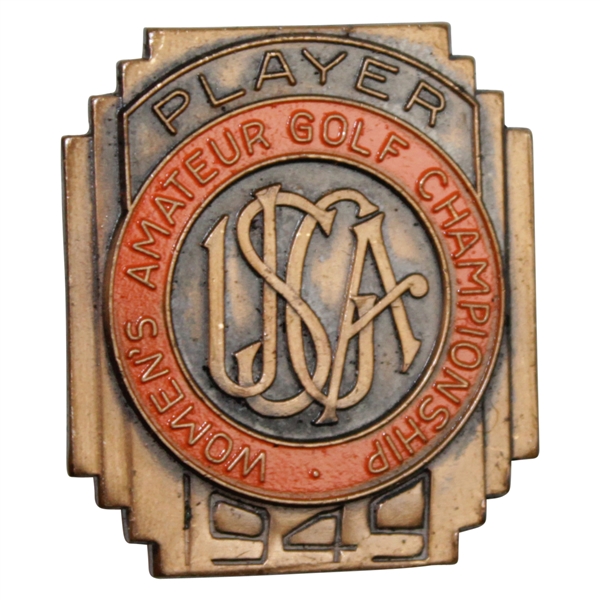 1949 Womens US Amateur at Merion Contestants Badge - Dorothy Porter Winner
